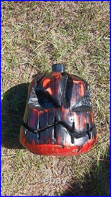 Chainsaw Carving Pumpkin Jack O Lantern 14 Halloween Wood Carving Wood Pumpkin