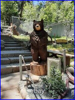 Chainsaw Carving Rustic Bear 5' to 6