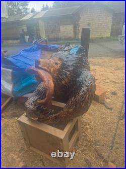 Chainsaw wood carving sculpture everything's for sale or you can have one made