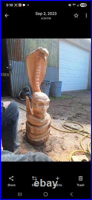Chainsaw wood carving sculpture everything's for sale or you can have one made