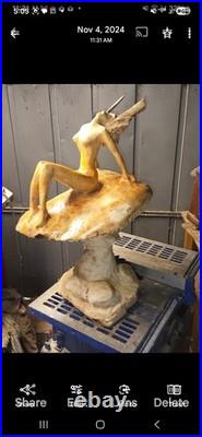 Chainsaw wood carving sculpture everything's for sale or you can have one made