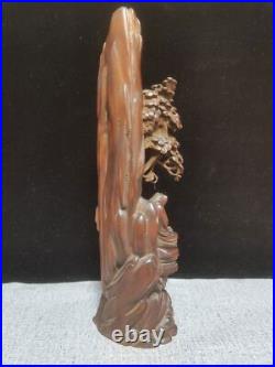 Chinese Antique Wood Carving Boxwood Wooden Sculpture Buddha Dharma Arhat Statue Chinese Antique Wood Carving Boxwood Wooden Sculpture Buddha Dharma Arhat Statue