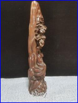 Chinese Antique Wood Carving Boxwood Wooden Sculpture Buddha Dharma Arhat Statue Chinese Antique Wood Carving Boxwood Wooden Sculpture Buddha Dharma Arhat Statue
