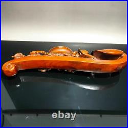 Collect carved wooden home decor dragon wood carving sculpture room statue ruyi