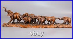 Collection Chinese Retro Boxwood Wood Carving Exquisite Elephant Calf Statue Art Collection Chinese Retro Boxwood Wood Carving Exquisite Elephant Calf Statue Art