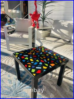 Color Bliss- Side Table 20x 20 x 18 Tall