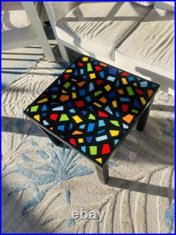 Color Bliss- Side Table 20x 20 x 18 Tall