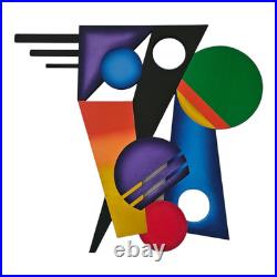 Contemporary Abstract Wall Art, Wood & Metal wall sculpture, 28x24 by Art69