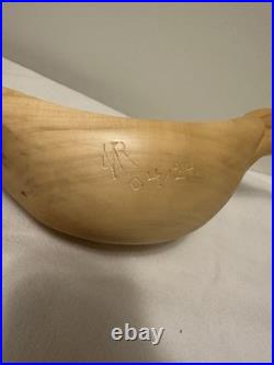 Cormorant Bowl-Manitoba Maple-Canadian Artisan-Jamie Russell-5x18x5.25