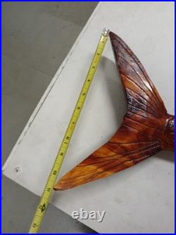 Custom Hand Carved Cedar Snook 40 Wall Hanging