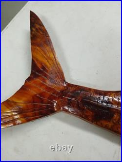 Custom Hand Carved Cedar Snook 40 Wall Hanging