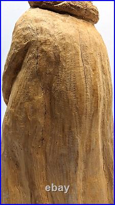 Cypress Knee Hand Carved Wood Folk Art Spirit Santa Wise Men Gnome Elf Wizard