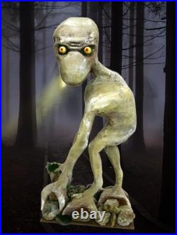 DOVER DEMON Diorama -my 12.25hand carved, signed wood fig