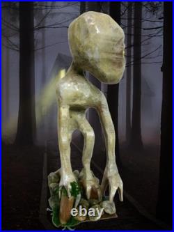 DOVER DEMON Diorama -my 12.25hand carved, signed wood fig