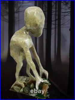 DOVER DEMON Diorama -my 12.25hand carved, signed wood fig