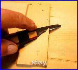 Davis Bros. Custom Collectible Hand Made Nostalgia #71 Wood Carving Detail Knife