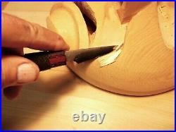 Davis Bros. Custom Collectible Hand Made Nostalgia #77 Wood Carving Detail Knife