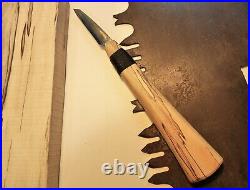Davis Bros. Custom Collectible Hand Made Nostalgia #78 Wood Carving Detail Knife