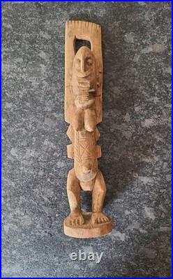 Dogon Tellem Statue Dense Wood Mali 19 Inch
