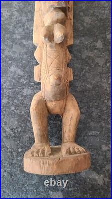 Dogon Tellem Statue Dense Wood Mali 19 Inch