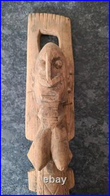 Dogon Tellem Statue Dense Wood Mali 19 Inch