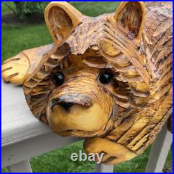 Don Rutledge Bear Cub Chainsaw Wood Carving Cabin Sculpture Statue Figure HTF