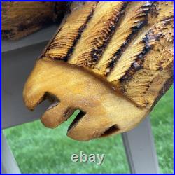 Don Rutledge Bear Cub Chainsaw Wood Carving Cabin Sculpture Statue Figure HTF