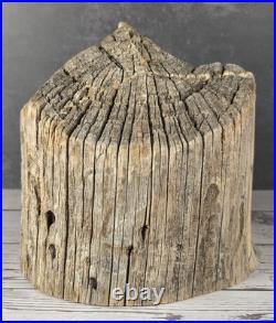Douglas Pope Signed Hand Carved Wood Puzzle Box Valet Organizer Studio Art