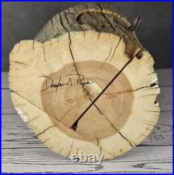 Douglas Pope Signed Hand Carved Wood Puzzle Box Valet Organizer Studio Art