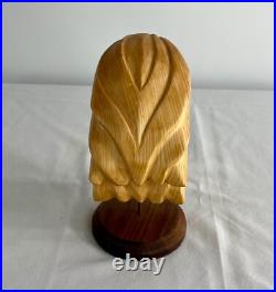 Eagle Bust Hand Carved in Basswood. 8.5 tall Eagle Bust Hand Carved in Basswood. 8.5 tall