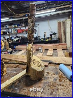 Eagle Carving, 3 foot tall Hand Carved Wood eagle