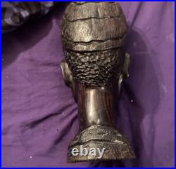 Ebony African Art Hand Carved Bustebony Ebony African Art Hand Carved Bustebony