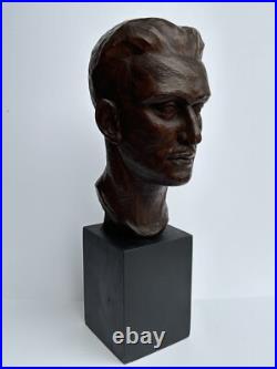 Egon Weiner Sculpture Wood Carving Masterful Famous Chicago Modernist Listed Old