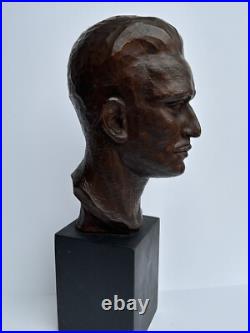 Egon Weiner Sculpture Wood Carving Masterful Famous Chicago Modernist Listed Old