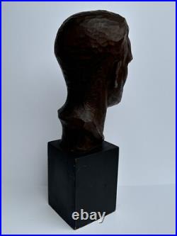 Egon Weiner Sculpture Wood Carving Masterful Famous Chicago Modernist Listed Old