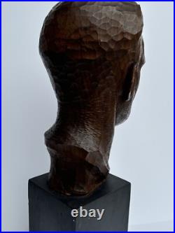 Egon Weiner Sculpture Wood Carving Masterful Famous Chicago Modernist Listed Old