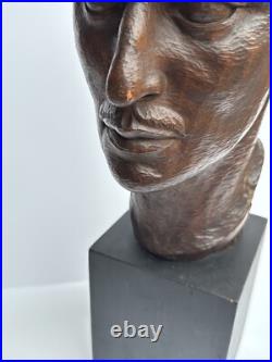 Egon Weiner Sculpture Wood Carving Masterful Famous Chicago Modernist Listed Old