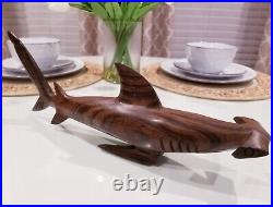 Exotic Hardwood Sculpture 16 Hammerhead Shark Germany Beautiful Carving