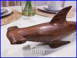 Exotic Hardwood Sculpture 16 Hammerhead Shark Germany Beautiful Carving