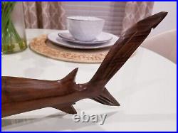 Exotic Hardwood Sculpture 16 Hammerhead Shark Germany Beautiful Carving