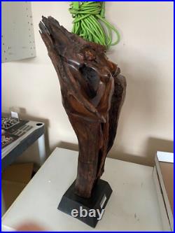 Fertilidad del Tiempo Hand-Carved Wood Sculpture by Tony Jimenez Pick Up in AZ