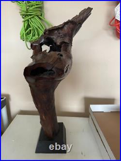 Fertilidad del Tiempo Hand-Carved Wood Sculpture by Tony Jimenez Pick Up in AZ