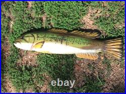 Fish Large Mouth Bass Lunker Chainsaw Carving Sculpture Statue Art Decor Wood Fish Large Mouth Bass Lunker Chainsaw Carving Sculpture Statue Art Decor Wood