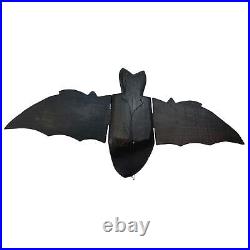 Flying Black Bat Mobile Balinese Spiritchaser hand carved wood Bali Folk Art 17