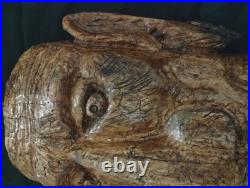 Folk Art Cedar Stump Hand Carving, Whimsical, Large 25, Wall Hanging, Vintage, Gift Folk Art Cedar Stump Hand Carving, Whimsical, Large 25, Wall Hanging, Vintage, Gift
