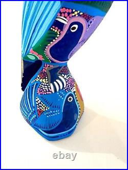 Folk Art Oaxaca wood carving Carmelo Sosa 9.5 Tall Mexico Alebrije