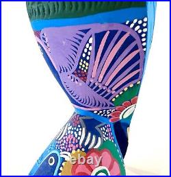 Folk Art Oaxaca wood carving Carmelo Sosa 9.5 Tall Mexico Alebrije