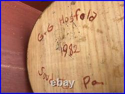 G & G Hosfeld Souderton PA Wood Carving Hen & Chick Signed 1982