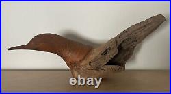 GLENN DOBRUSKY Original Signed Chainsaw Carved Wood Shorebird Fine Art Sculpture