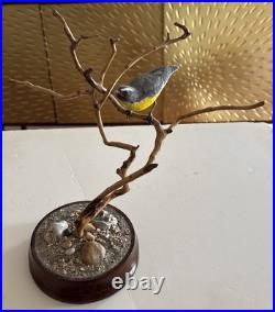 Geoffrey & Joanie Skeete Wood Carving Finely Carved Bird Sculpture Figure Skeet